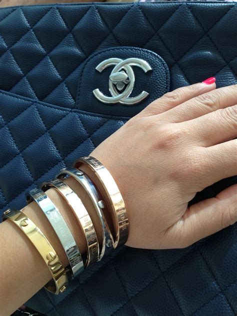 chanel love bracelet|chanel inspired bracelets.